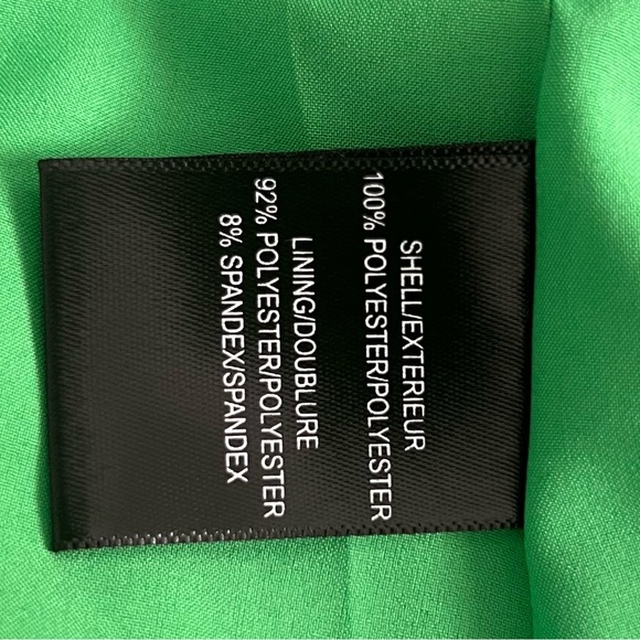 NWT Belle Badgley Mischka Malia Halter Neckline A-Line Green Midi Dress - Picture 5 of 5